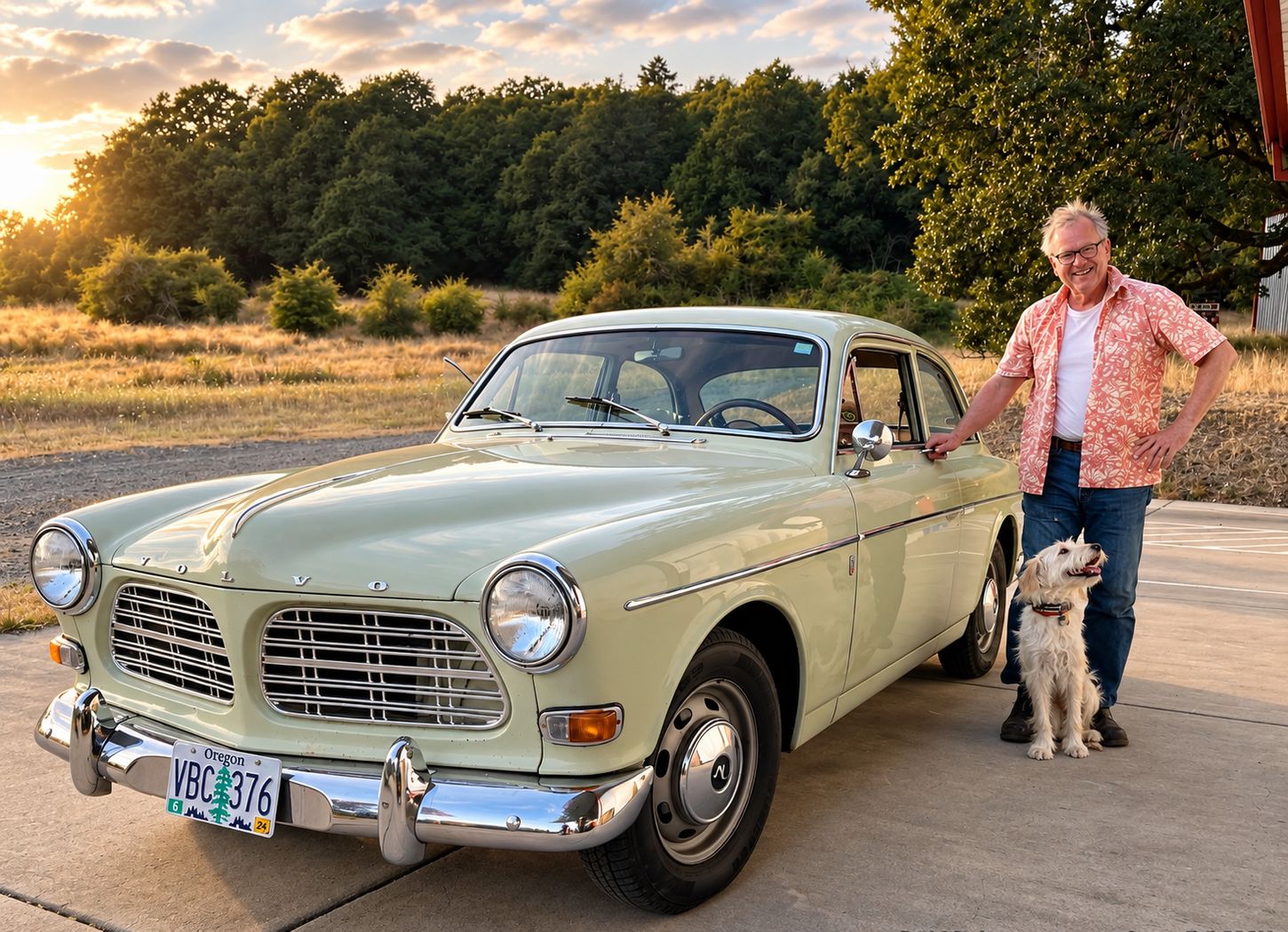Jay and Olive at the end of the day